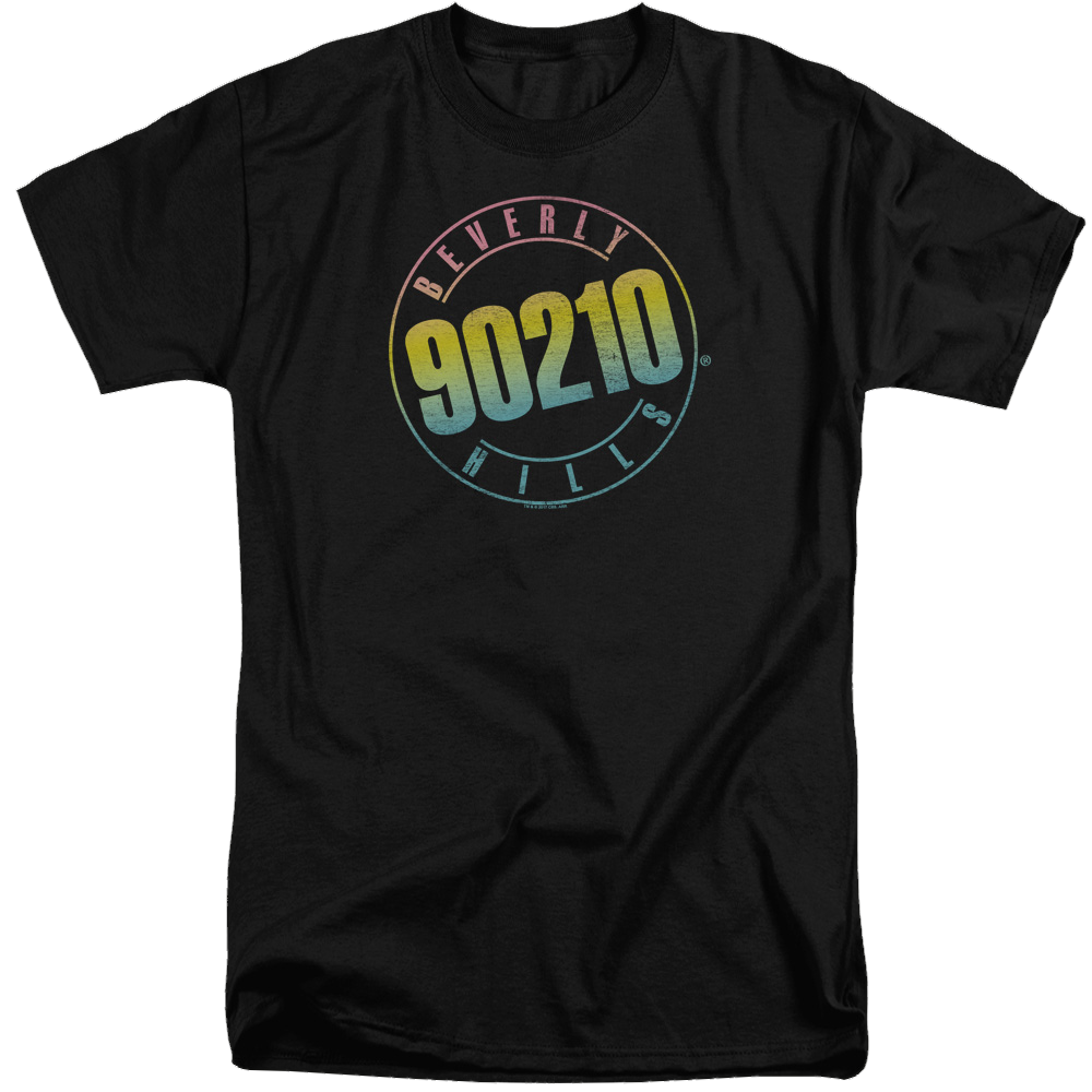 Beverly Hills 90210 Color Blend Logo - Men's Tall Fit T-Shirt Hoodie, Sweatshirt | ZylaModa.com