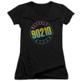 Beverly Hills 90210 Color Blend Logo - Juniors V-Neck T-Shirt Hoodie, Sweatshirt | ZylaModa.com