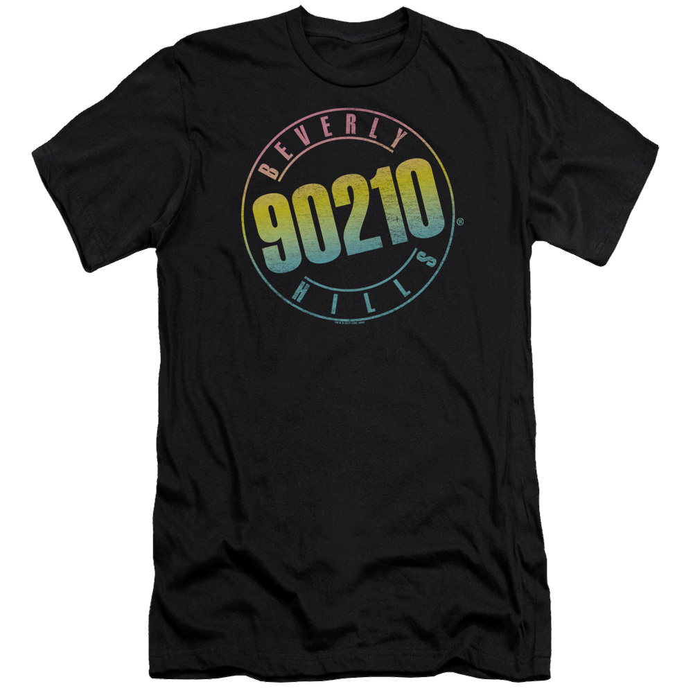 Beverly Hills 90210 Color Blend Logo - Men's Premium Slim Fit T-Shirt Hoodie, Sweatshirt | ZylaModa.com