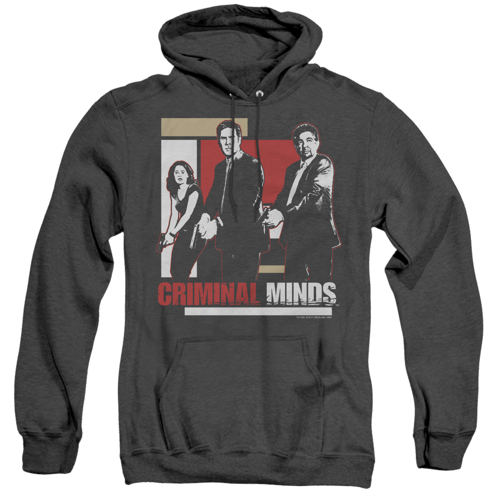 Criminal Minds Guns Drawn - Heather Pullover Hoodie T-Shirts, Sweatshirt | ZylaModa.com
