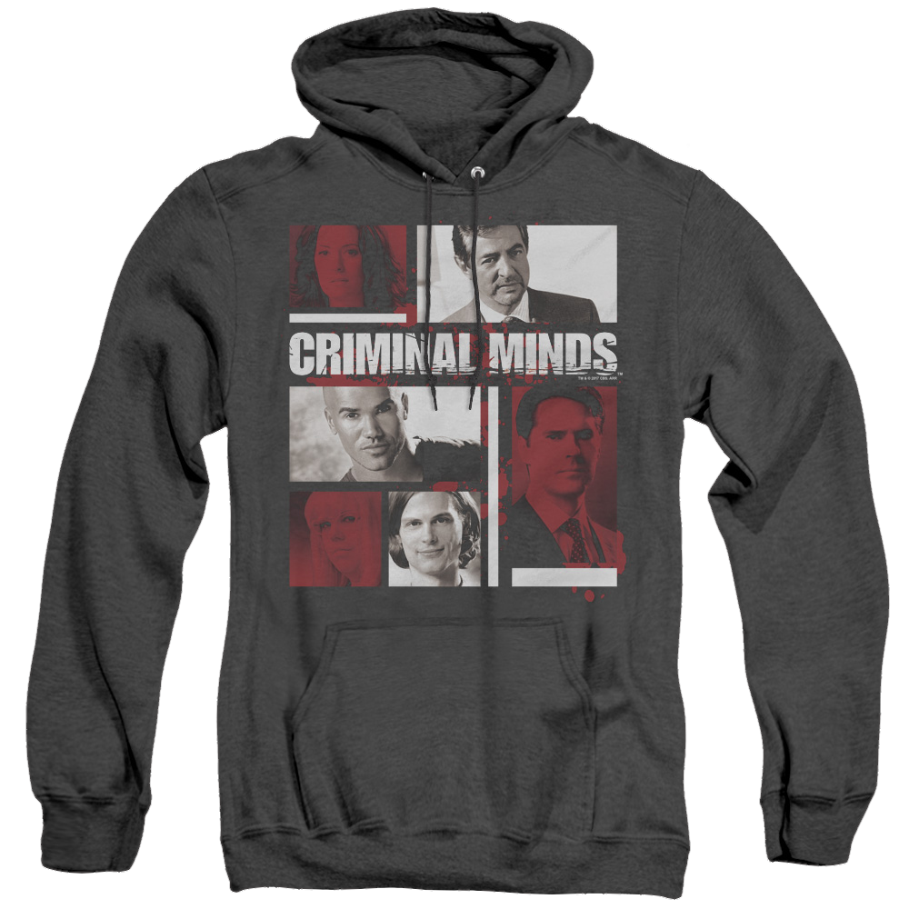 Criminal Minds Character Boxes - Heather Pullover Hoodie T-Shirts, Sweatshirt | ZylaModa.com