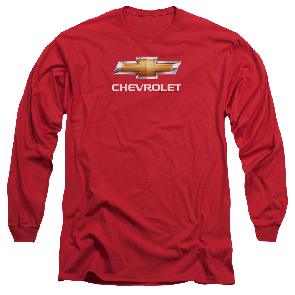 Chevrolet Chevy Bowtie Stacked - Men's Long Sleeve T-Shirt Hoodie, Sweatshirt | ZylaModa.com