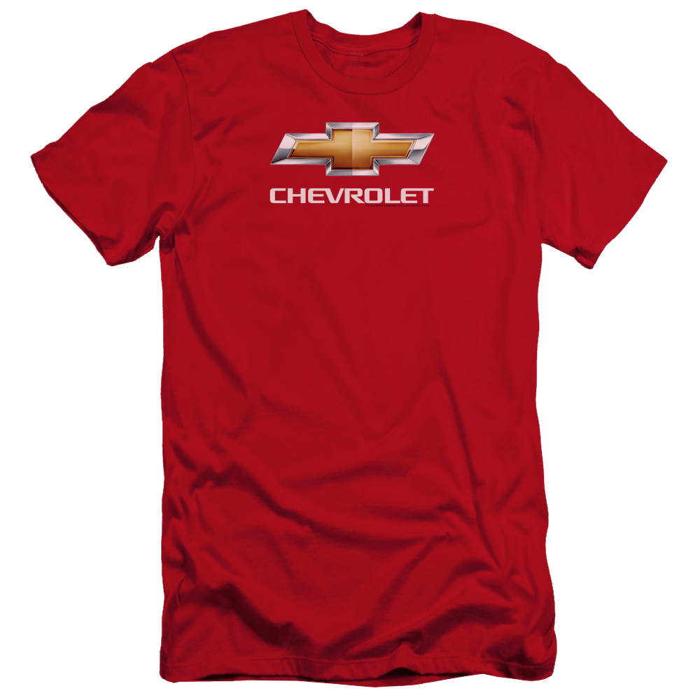 Chevrolet Chevy Bowtie Stacked - Men's Premium Slim Fit T-Shirt Hoodie, Sweatshirt | ZylaModa.com