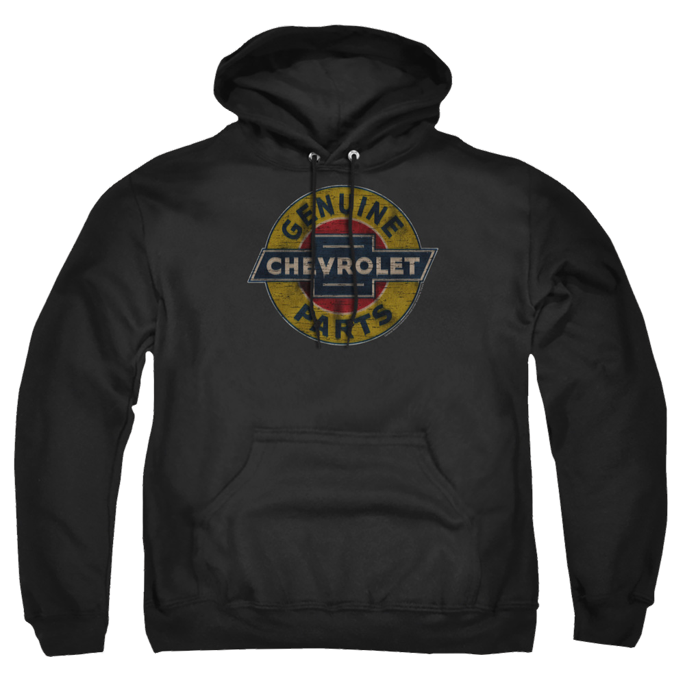 Chevrolet Genuine Chevy Parts Distressed Sign - Pullover Hoodie T-Shirts, Sweatshirt | ZylaModa.com