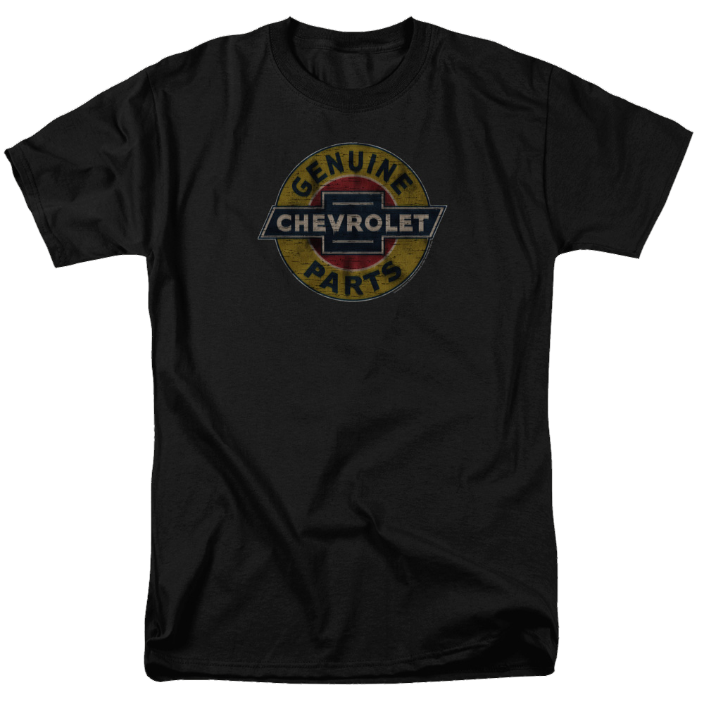 Chevrolet Genuine Chevy Parts Distressed Sign - Men's Regular Fit T-Shirt Hoodie, Sweatshirt | ZylaModa.com
