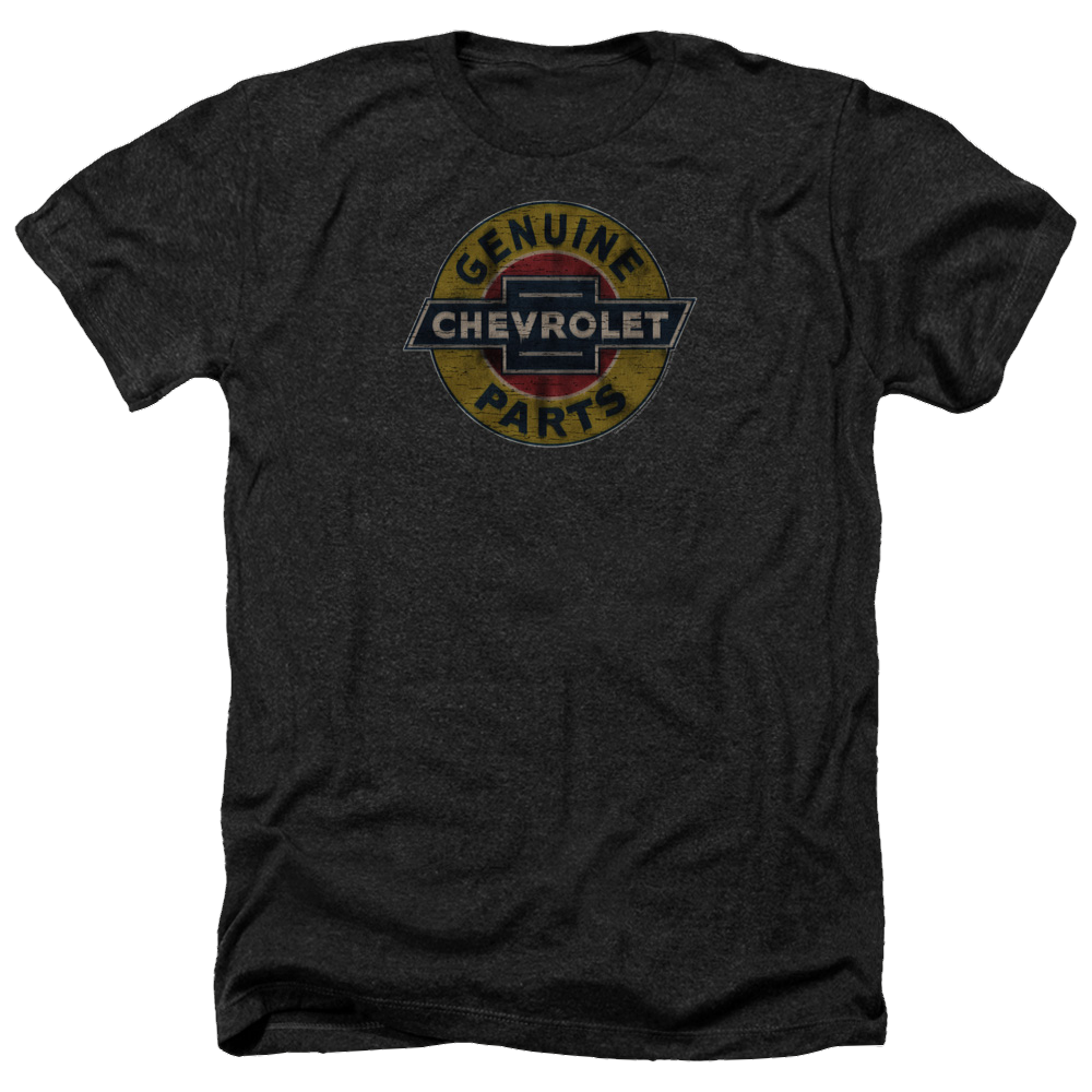 Chevrolet Genuine Chevy Parts Distressed Sign - Men's Heather T-Shirt Hoodie, Sweatshirt | ZylaModa.com