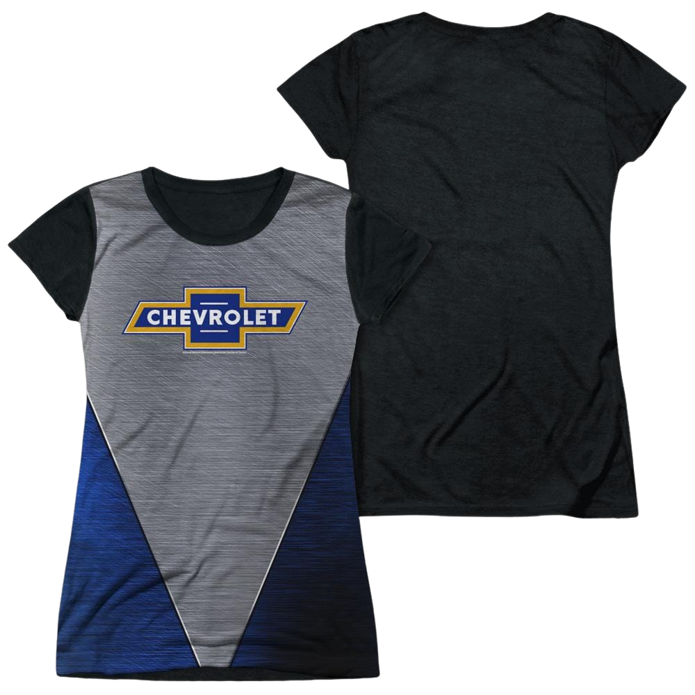 Chevrolet Shiny Chevy Logo - Juniors Black Back T-Shirt Hoodie, Sweatshirt | ZylaModa.com