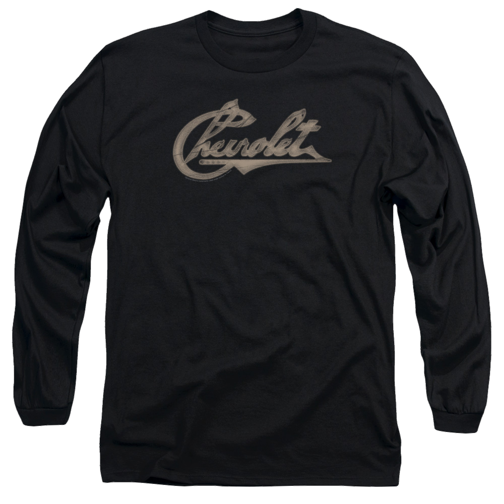 Chevrolet Chevy Script - Men's Long Sleeve T-Shirt Hoodie, Sweatshirt | ZylaModa.com