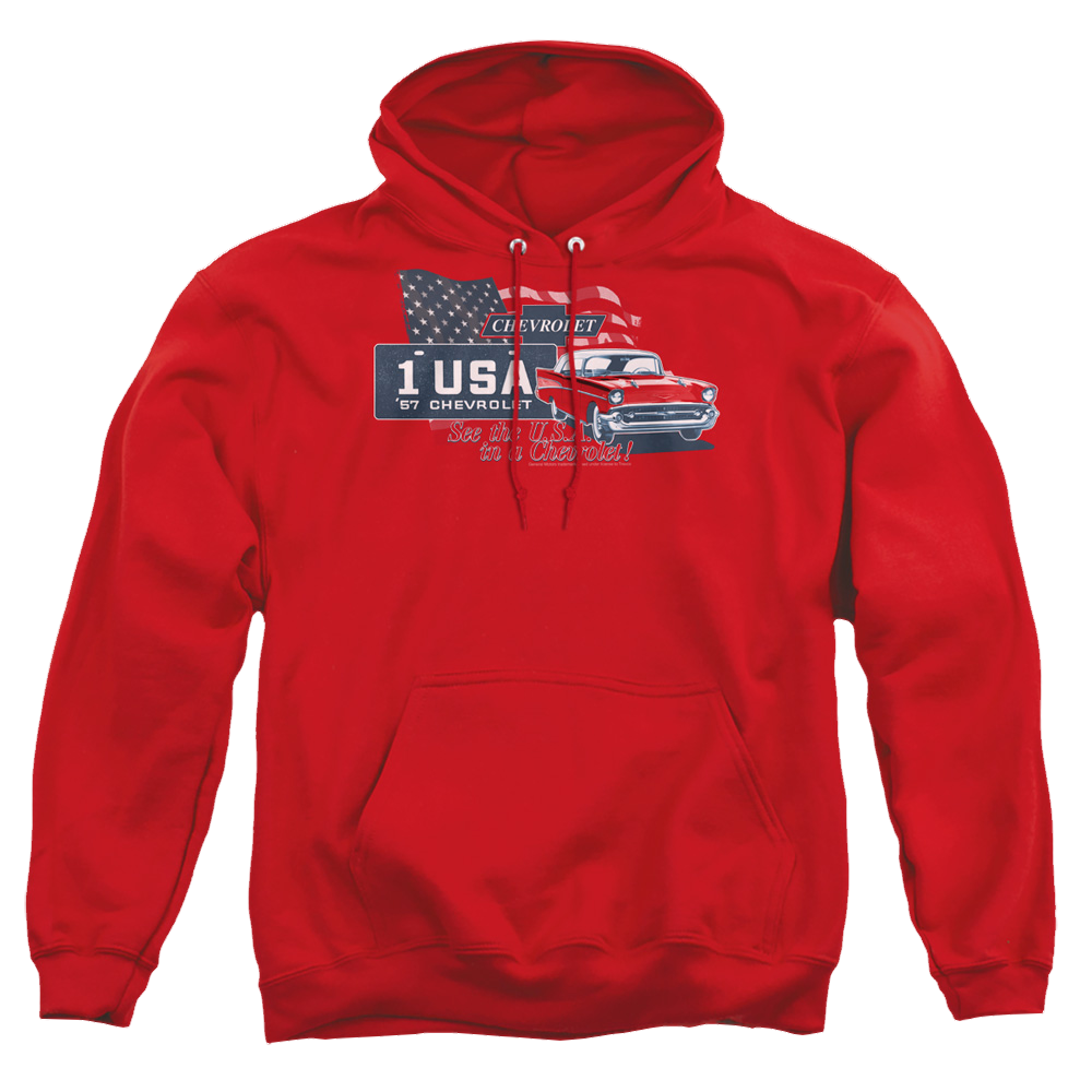 Chevrolet See The Usa - Pullover Hoodie T-Shirts, Sweatshirt | ZylaModa.com
