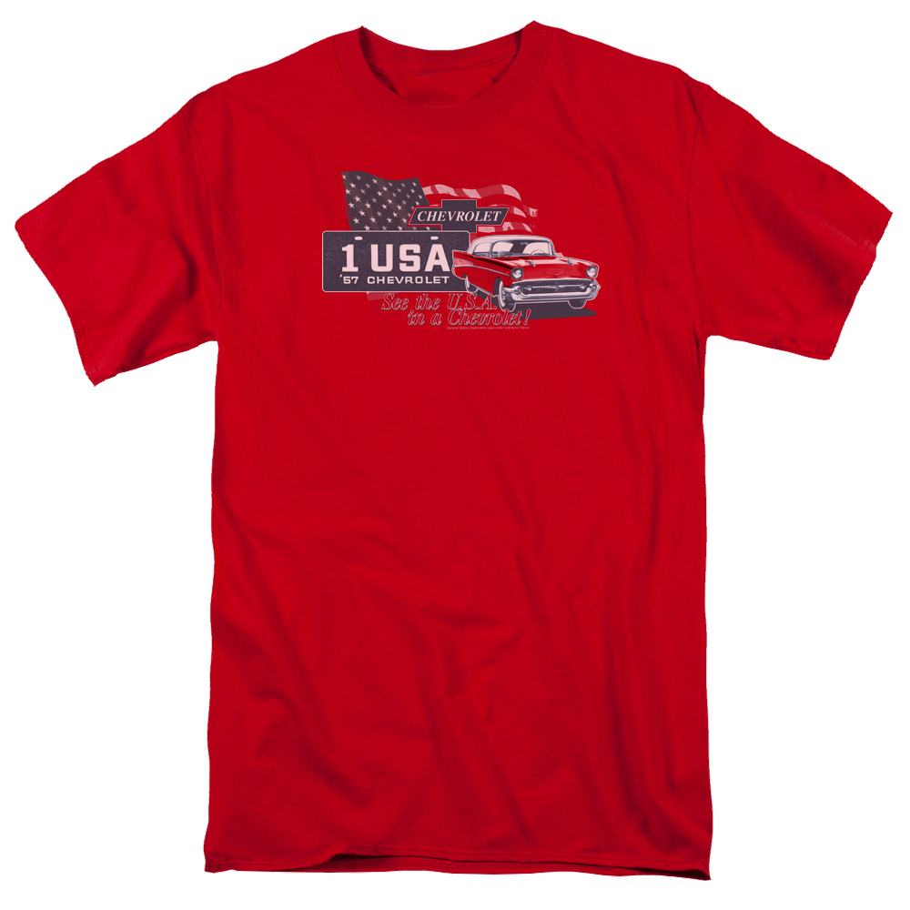 Chevrolet See The Usa - Men's Regular Fit T-Shirt Hoodie, Sweatshirt | ZylaModa.com