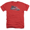Chevrolet See The Usa - Men's Heather T-Shirt Hoodie, Sweatshirt | ZylaModa.com