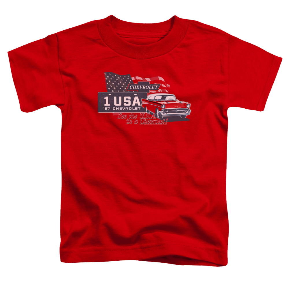 Chevrolet See The Usa - Toddler T-Shirt Hoodie, Sweatshirt | ZylaModa.com