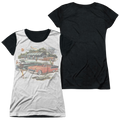 Chevrolet Washed Out - Juniors Black Back T-Shirt Hoodie, Sweatshirt | ZylaModa.com