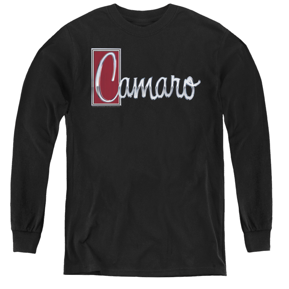 Chevrolet Chrome Script - Youth Long Sleeve T-Shirt Hoodie, Sweatshirt | ZylaModa.com