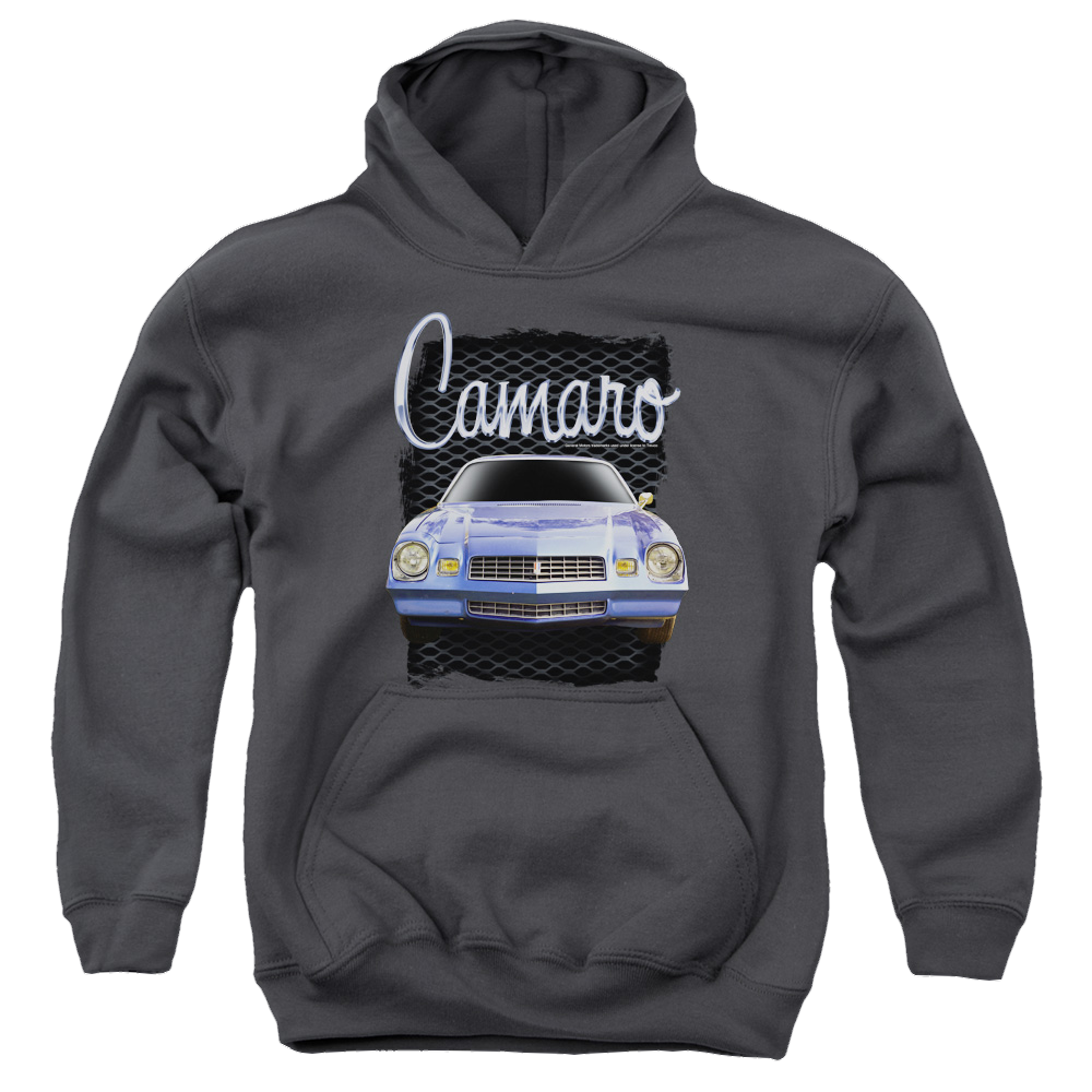 Chevrolet Yellow Camaro - Youth Hoodie (Ages 8-12) T-Shirts, Sweatshirt | ZylaModa.com