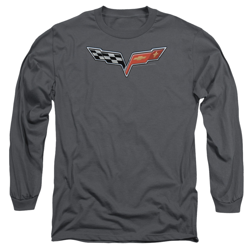 Chevrolet The Vette Medallion - Men's Long Sleeve T-Shirt Hoodie, Sweatshirt | ZylaModa.com