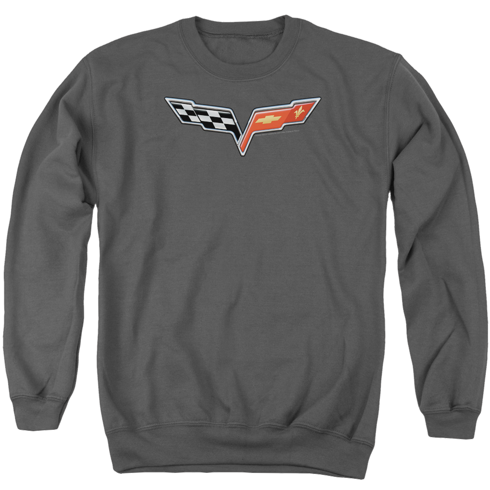 Chevrolet The Vette Medallion - Men's Crewneck Sweatshirt T-Shirts, Hoodie | ZylaModa.com