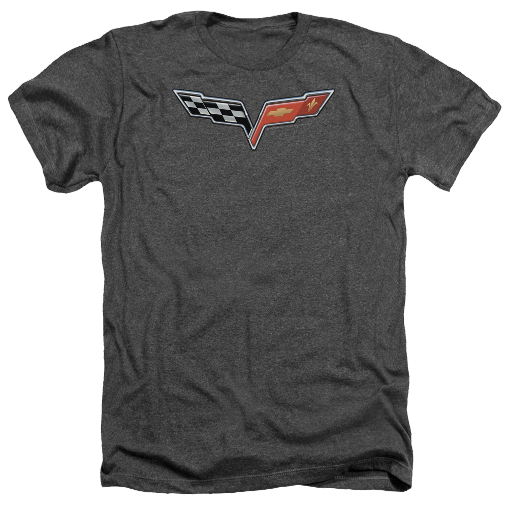 Chevrolet The Vette Medallion - Men's Heather T-Shirt Hoodie, Sweatshirt | ZylaModa.com