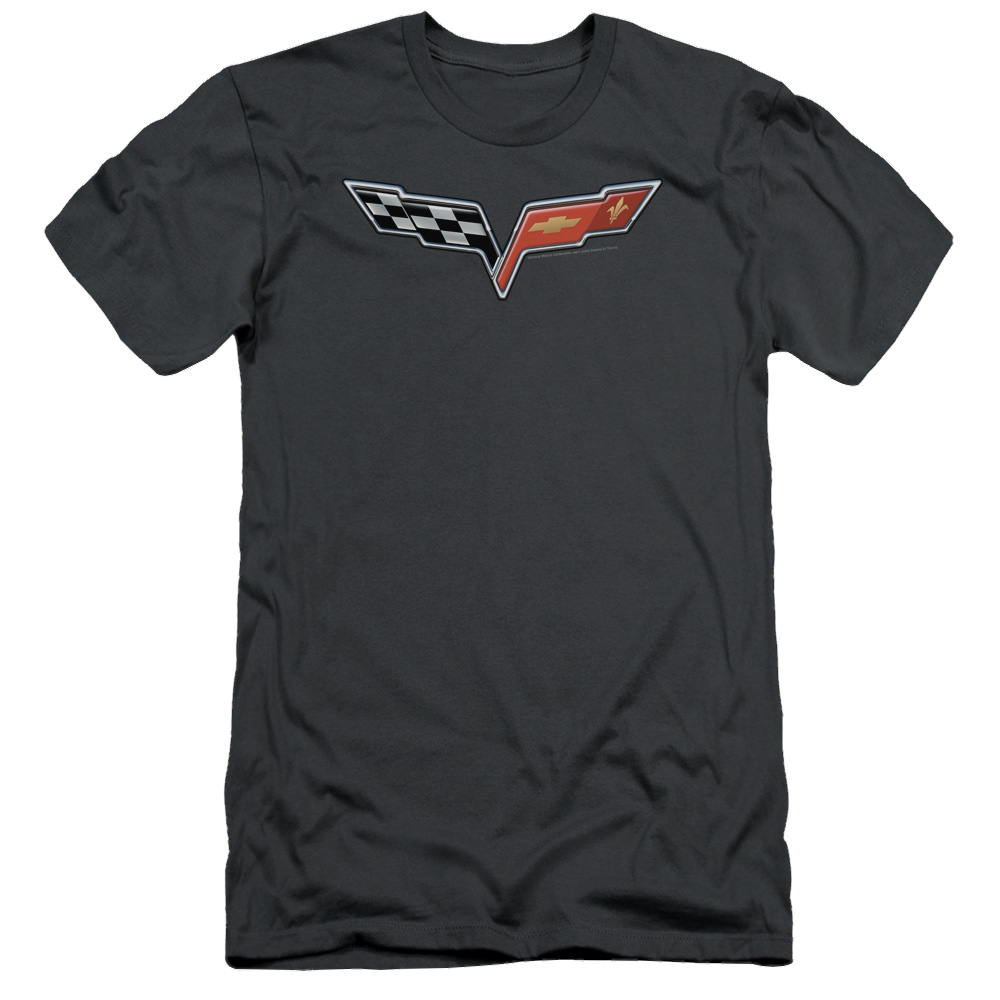 Chevrolet The Vette Medallion - Men's Slim Fit T-Shirt Hoodie, Sweatshirt | ZylaModa.com