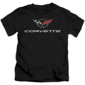 Chevrolet Corvette Modern Emblem - Kid's T-Shirt (Ages 4-7) Hoodie, Sweatshirt | ZylaModa.com