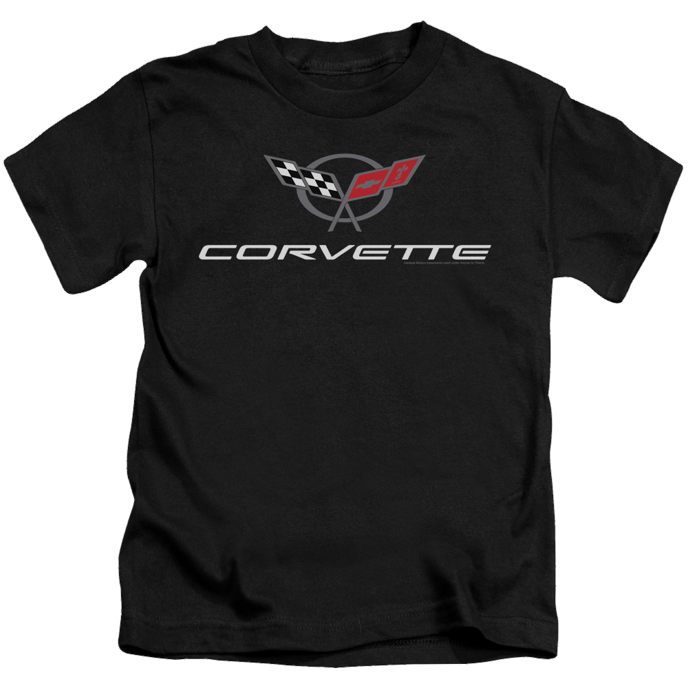 Chevrolet Corvette Modern Emblem - Kid's T-Shirt (Ages 4-7) Hoodie, Sweatshirt | ZylaModa.com