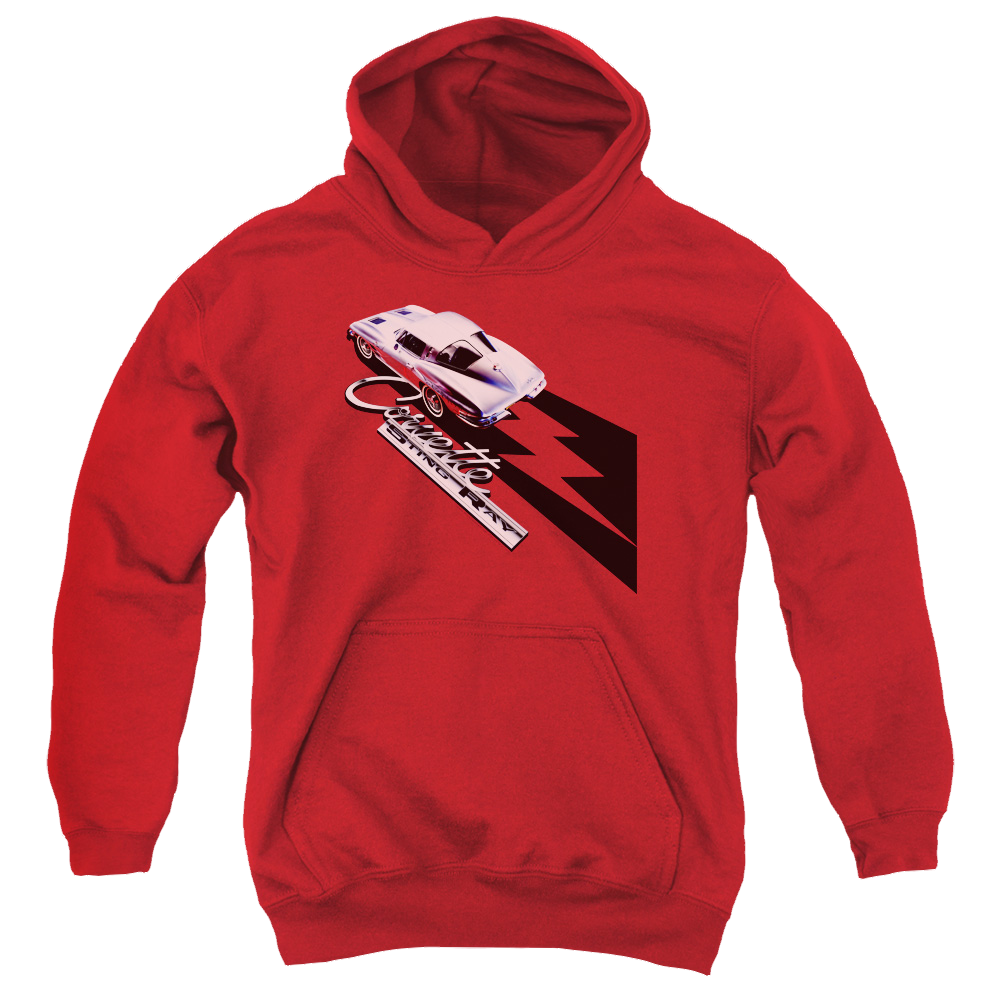 Chevrolet Split Window Sting Ray - Youth Hoodie (Ages 8-12) T-Shirts, Sweatshirt | ZylaModa.com