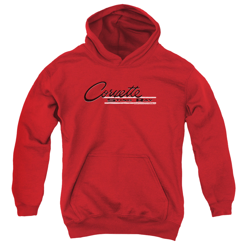 Chevrolet Retro Stingray - Youth Hoodie (Ages 8-12) T-Shirts, Sweatshirt | ZylaModa.com