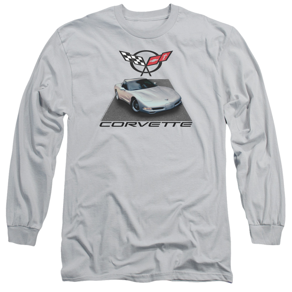 Chevrolet Silver 01 Vette - Men's Long Sleeve T-Shirt Hoodie, Sweatshirt | ZylaModa.com