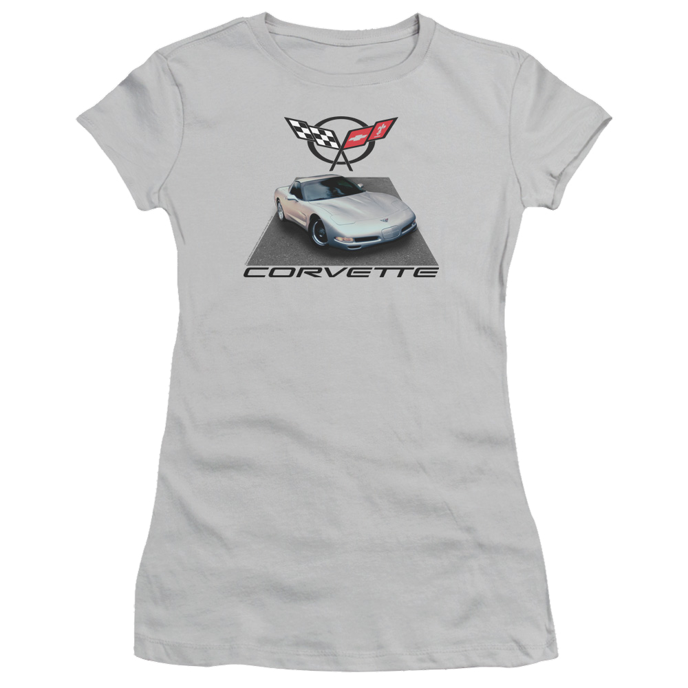 Chevrolet Silver 01 Vette - Juniors T-Shirt Hoodie, Sweatshirt | ZylaModa.com