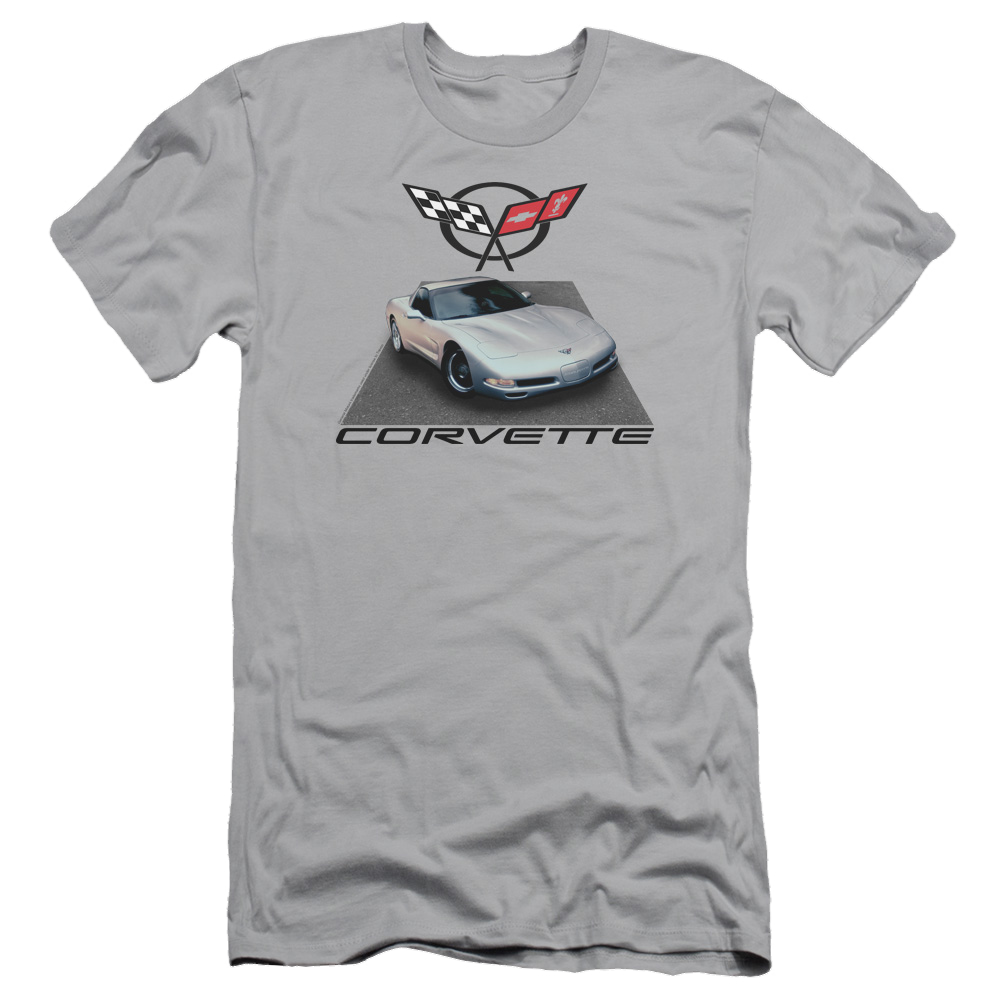 Chevrolet Silver 01 Vette - Men's Slim Fit T-Shirt Hoodie, Sweatshirt | ZylaModa.com