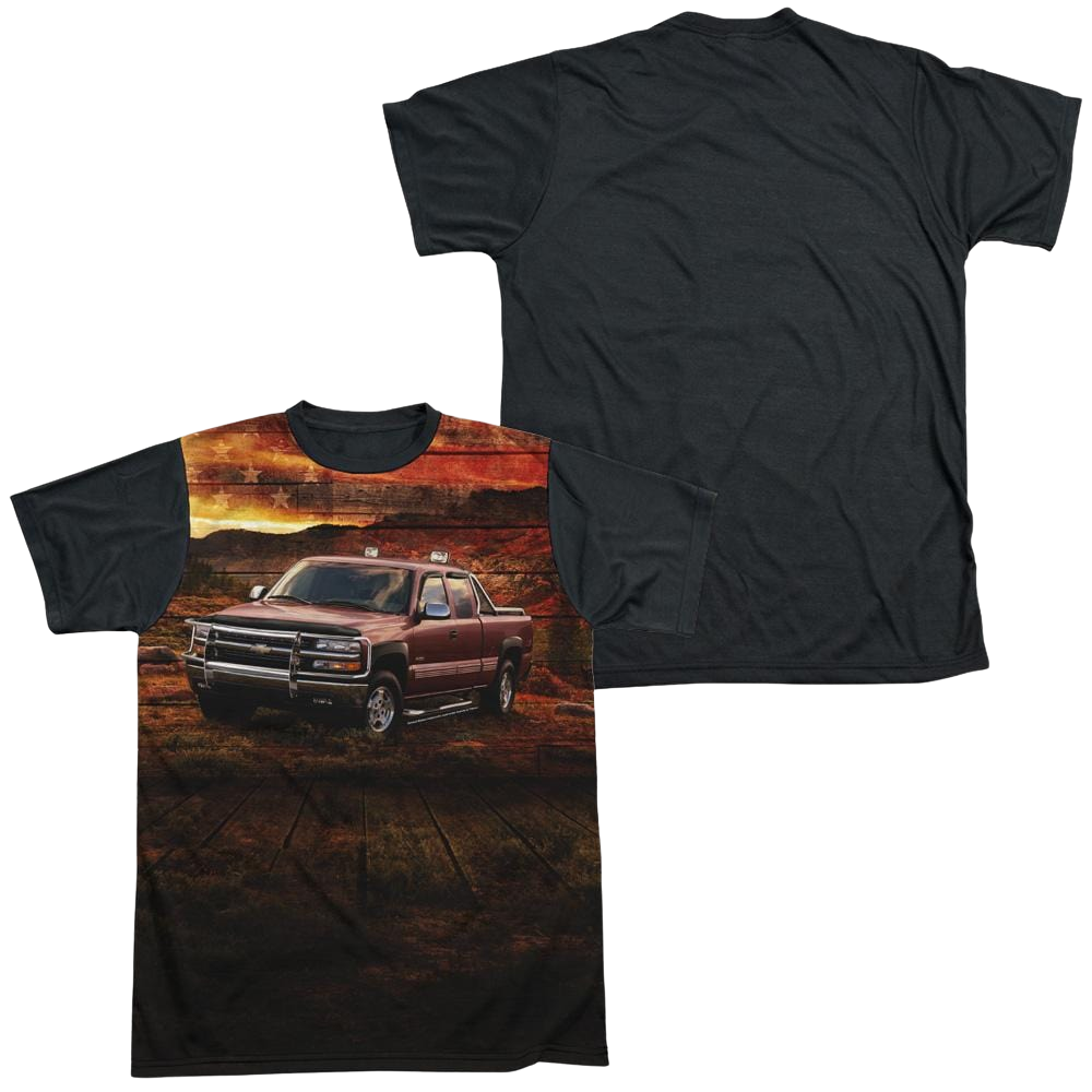 Chevrolet Silverado In The Mud - Men's Black Back T-Shirt Hoodie, Sweatshirt | ZylaModa.com