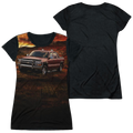 Chevrolet Silverado In The Mud - Juniors Black Back T-Shirt Hoodie, Sweatshirt | ZylaModa.com