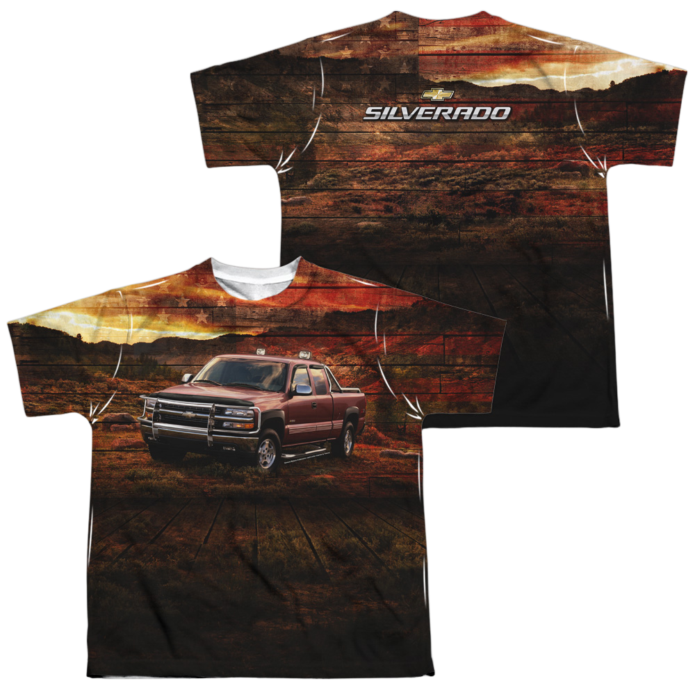 Chevrolet Silverado In The Mud - Youth All-Over Print T-Shirt (Ages 8-12) Hoodie, Sweatshirt | ZylaModa.com