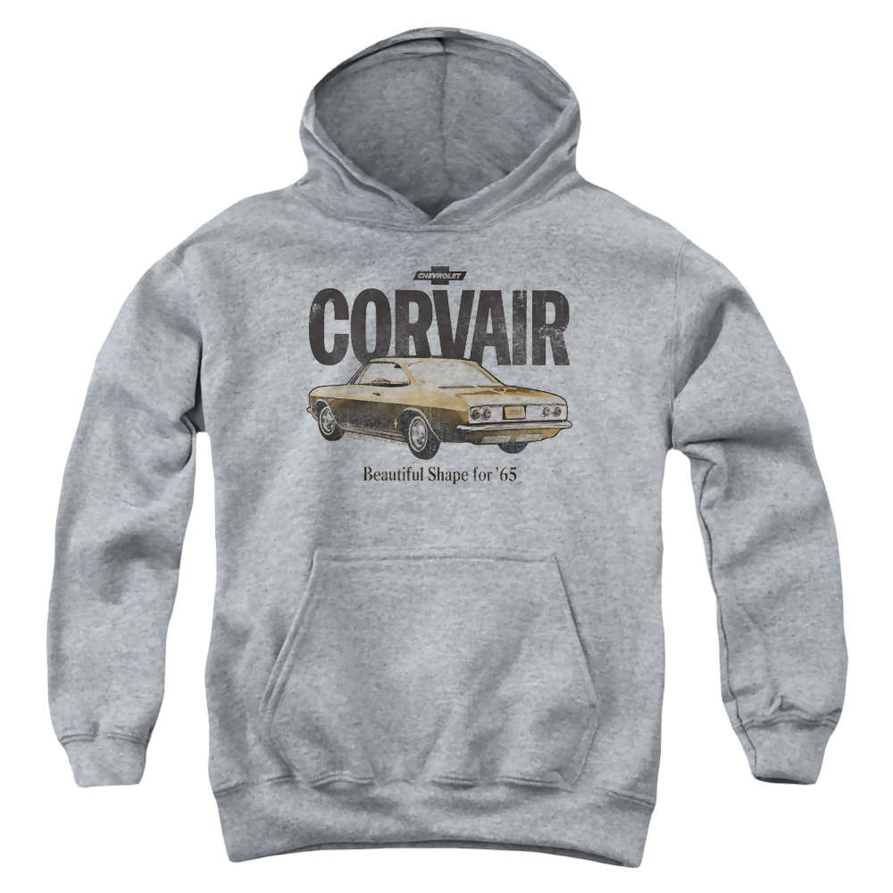 Chevrolet Retro Corvair - Youth Hoodie (Ages 8-12) T-Shirts, Sweatshirt | ZylaModa.com