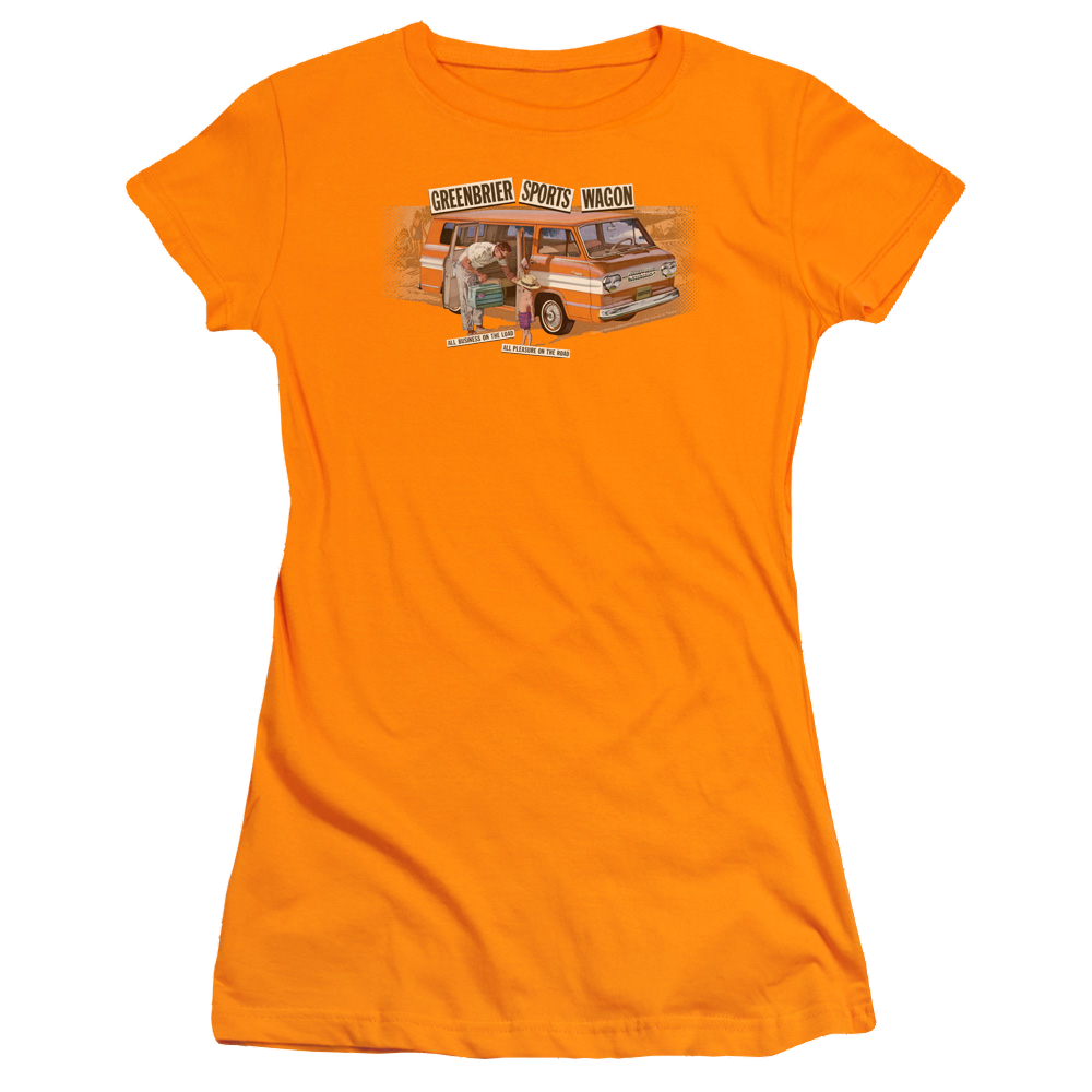 Chevrolet Greenbrier Corvair Sport Wagon - Juniors T-Shirt Hoodie, Sweatshirt | ZylaModa.com