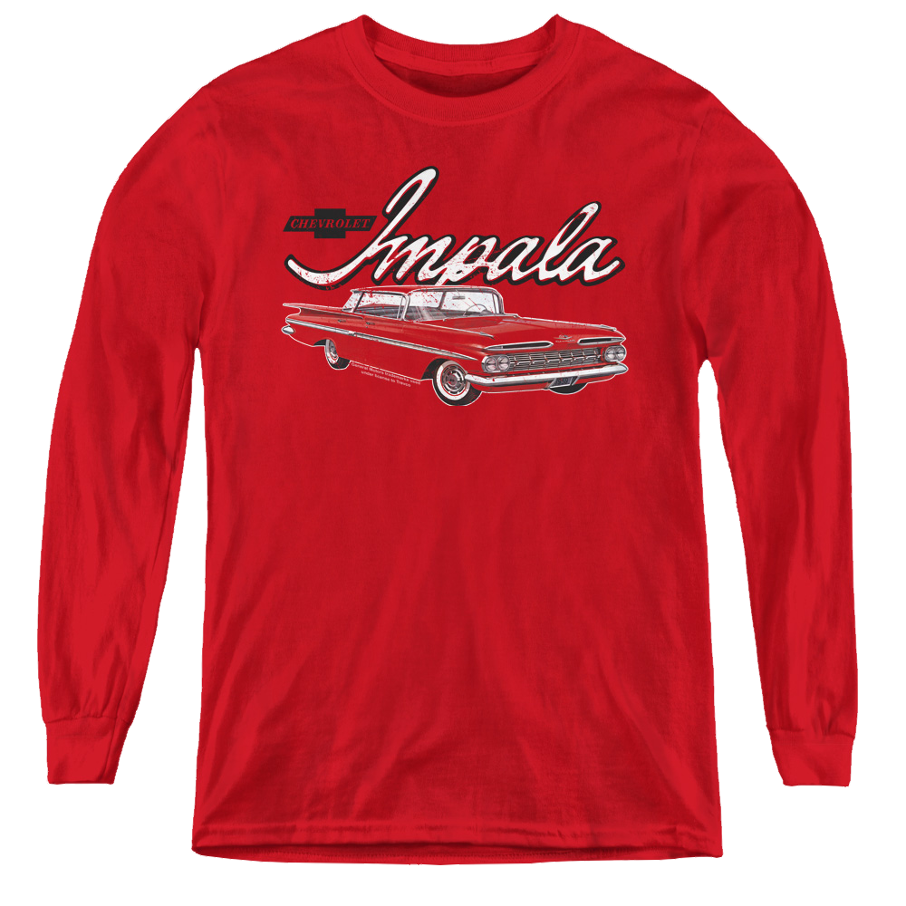 Chevrolet Classic Impala - Youth Long Sleeve T-Shirt Hoodie, Sweatshirt | ZylaModa.com