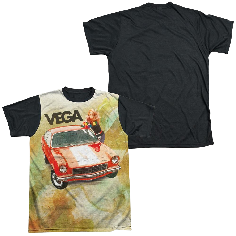 Chevrolet Vega Watercolor - Men's Black Back T-Shirt Hoodie, Sweatshirt | ZylaModa.com
