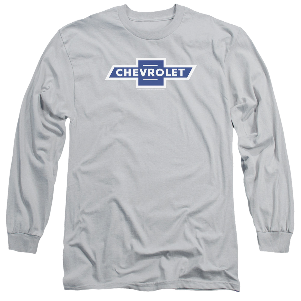 Chevrolet Vintage White Border Bowtie - Men's Long Sleeve T-Shirt Hoodie, Sweatshirt | ZylaModa.com