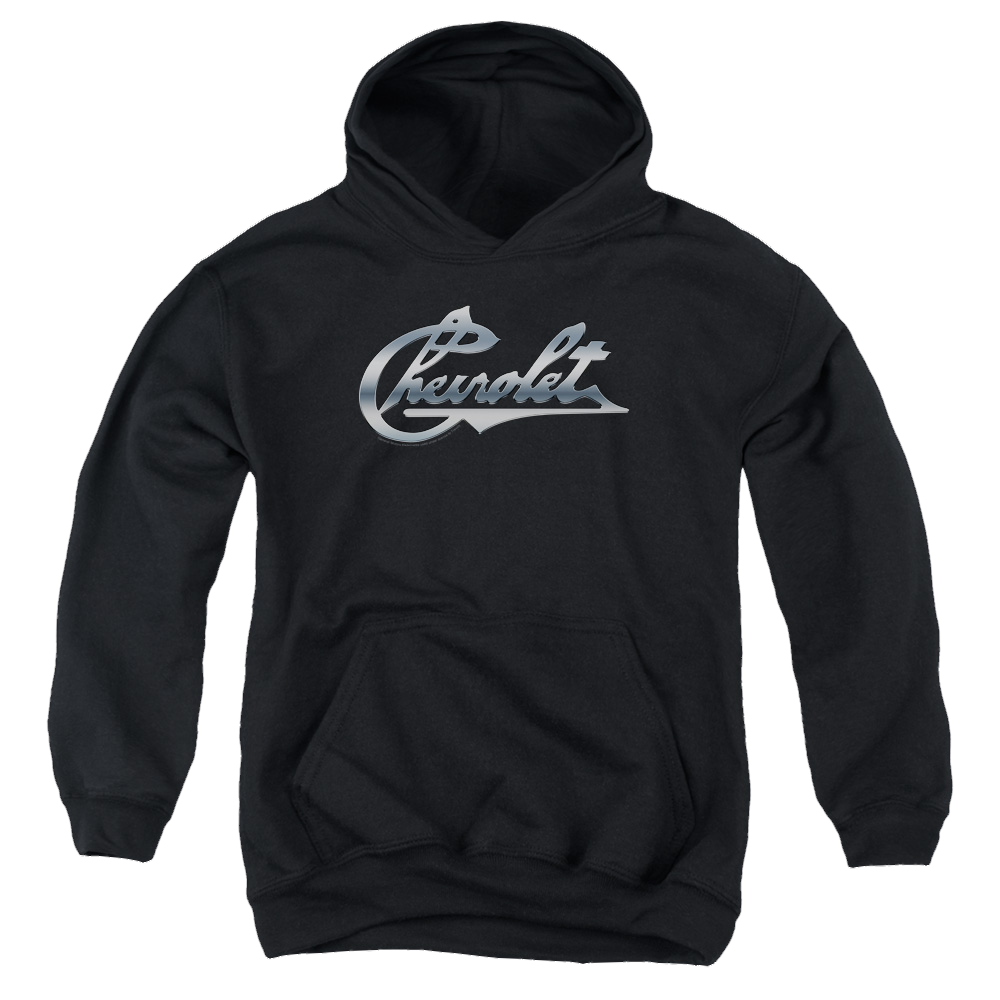 Chevrolet Chrome Vintage Chevy Bowtie - Youth Hoodie (Ages 8-12) T-Shirts, Sweatshirt | ZylaModa.com