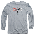 Chevrolet 2nd Gen Vette Nose Emblem - Men's Long Sleeve T-Shirt Hoodie, Sweatshirt | ZylaModa.com