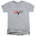 Chevrolet 2nd Gen Vette Nose Emblem - Men's V-Neck T-Shirt Hoodie, Sweatshirt | ZylaModa.com