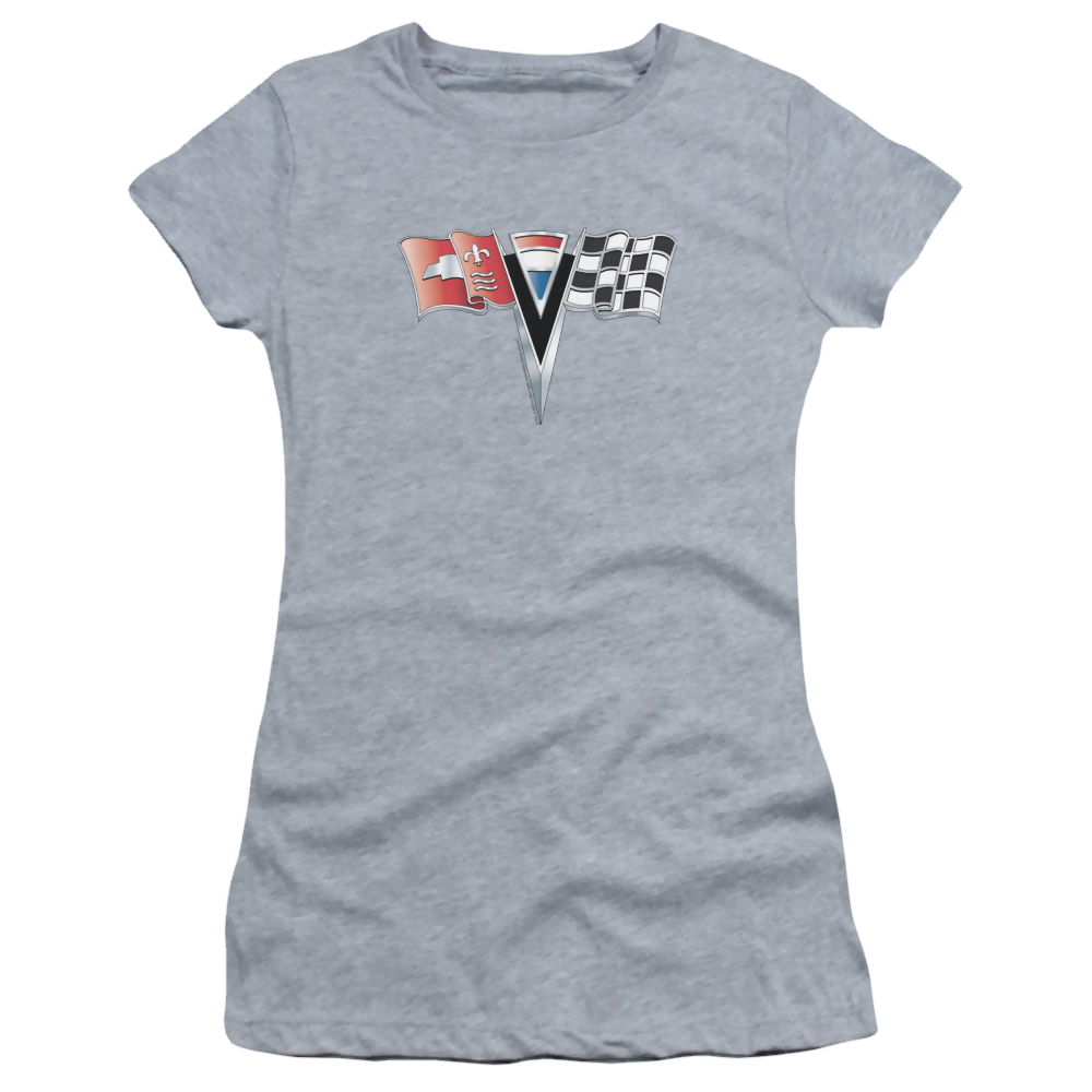 Chevrolet 2nd Gen Vette Nose Emblem - Juniors T-Shirt Hoodie, Sweatshirt | ZylaModa.com