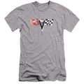 Chevrolet 2nd Gen Vette Nose Emblem - Men's Premium Slim Fit T-Shirt Hoodie, Sweatshirt | ZylaModa.com