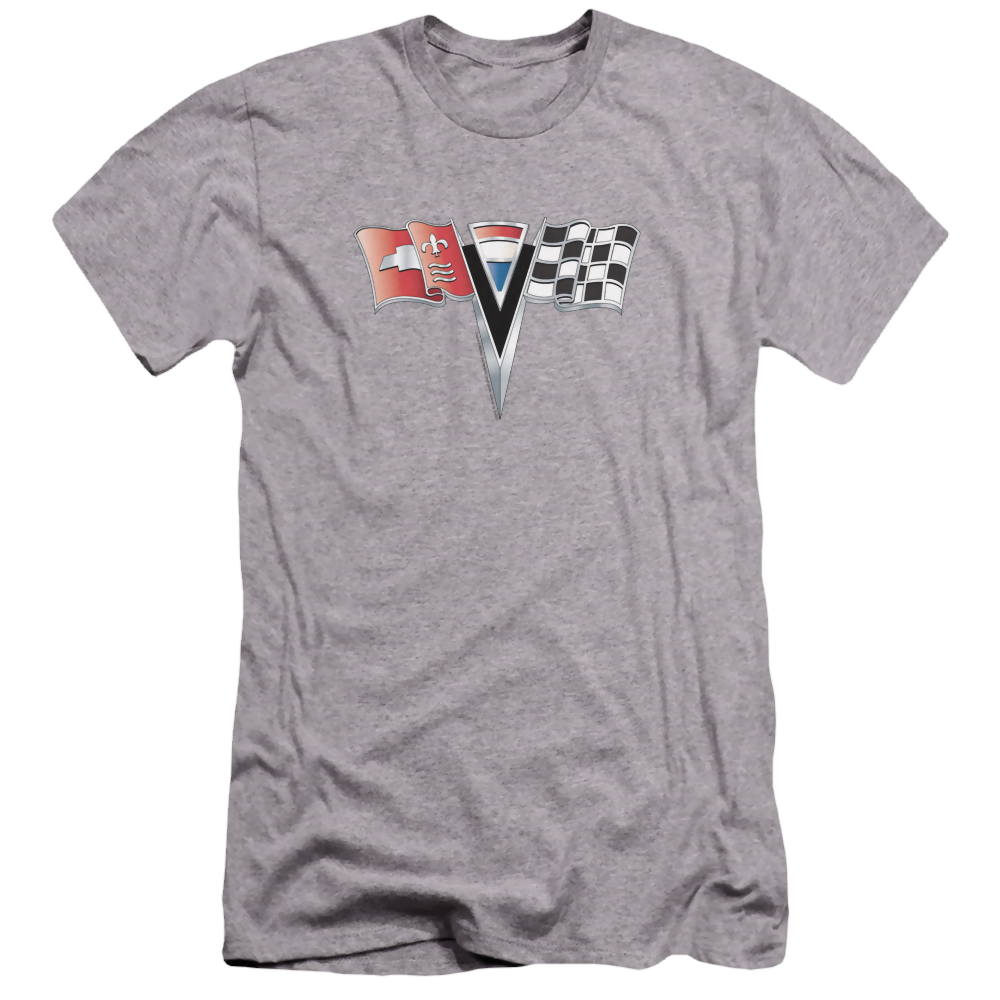 Chevrolet 2nd Gen Vette Nose Emblem - Men's Premium Slim Fit T-Shirt Hoodie, Sweatshirt | ZylaModa.com
