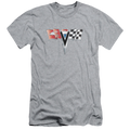 Chevrolet 2nd Gen Vette Nose Emblem - Men's Slim Fit T-Shirt Hoodie, Sweatshirt | ZylaModa.com