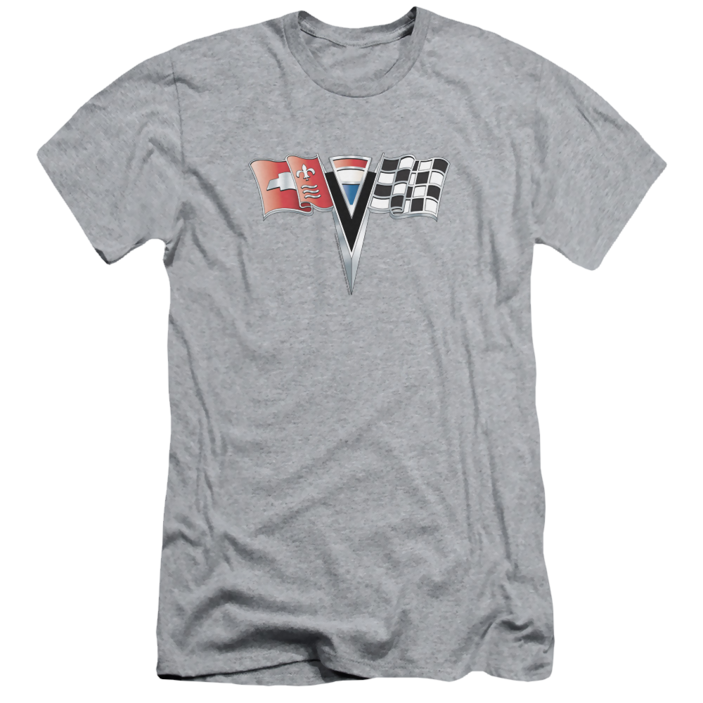 Chevrolet 2nd Gen Vette Nose Emblem - Men's Slim Fit T-Shirt Hoodie, Sweatshirt | ZylaModa.com