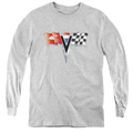 Chevrolet 2Nd Gen Vette Nose Emblem - Youth Long Sleeve T-Shirt Hoodie, Sweatshirt | ZylaModa.com