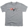 Chevrolet 2nd Gen Vette Nose Emblem - Youth T-Shirt (Ages 8-12) Hoodie, Sweatshirt | ZylaModa.com