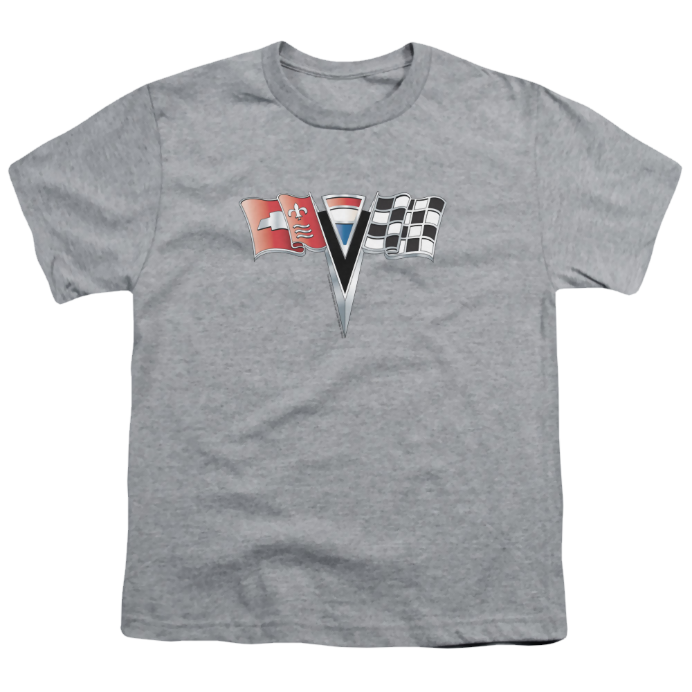 Chevrolet 2nd Gen Vette Nose Emblem - Youth T-Shirt (Ages 8-12) Hoodie, Sweatshirt | ZylaModa.com