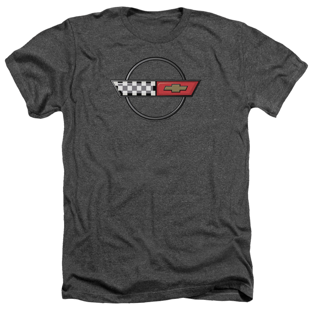 Chevrolet 4th Gen Vette Logo - Men's Heather T-Shirt Hoodie, Sweatshirt | ZylaModa.com